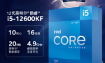 英特尔(Intel) i5-12600KF 酷睿12代 10核16线程 处理器